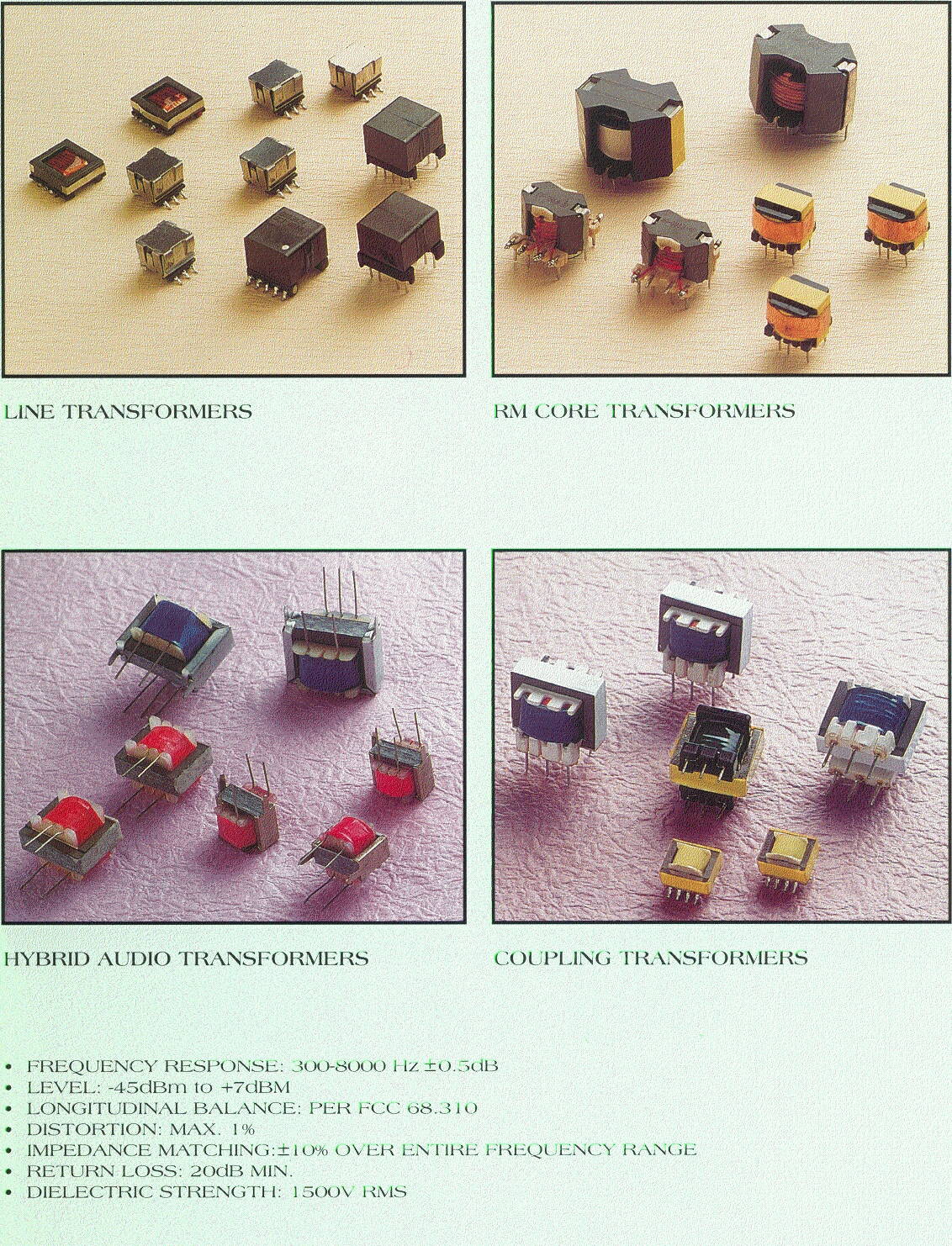 Telecommunication transformers